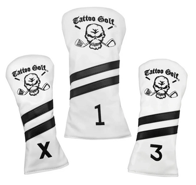 white golf club covers