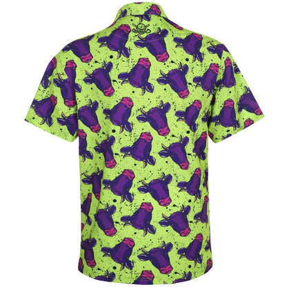 purple cow golf shirt
