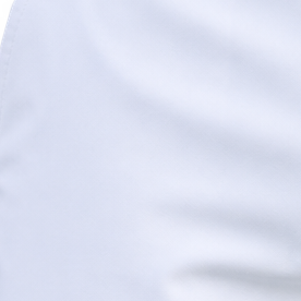 Close-up of softly folded white fabric.