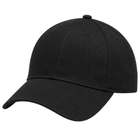 Plain black cap shown for comparison.