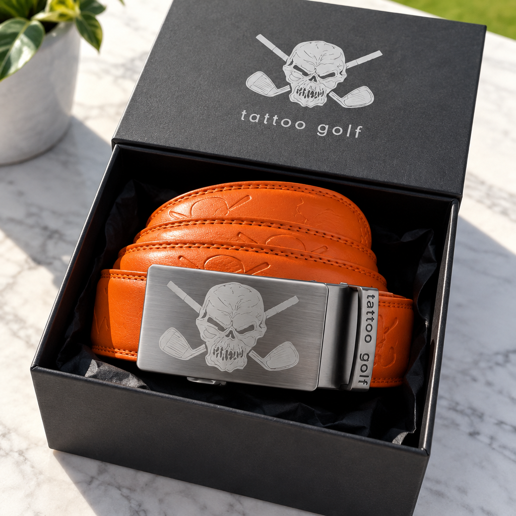 VIP Golf Outfit - Grey/Grey/Orange