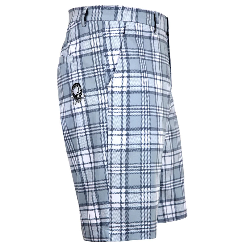 plaid golf shorts
