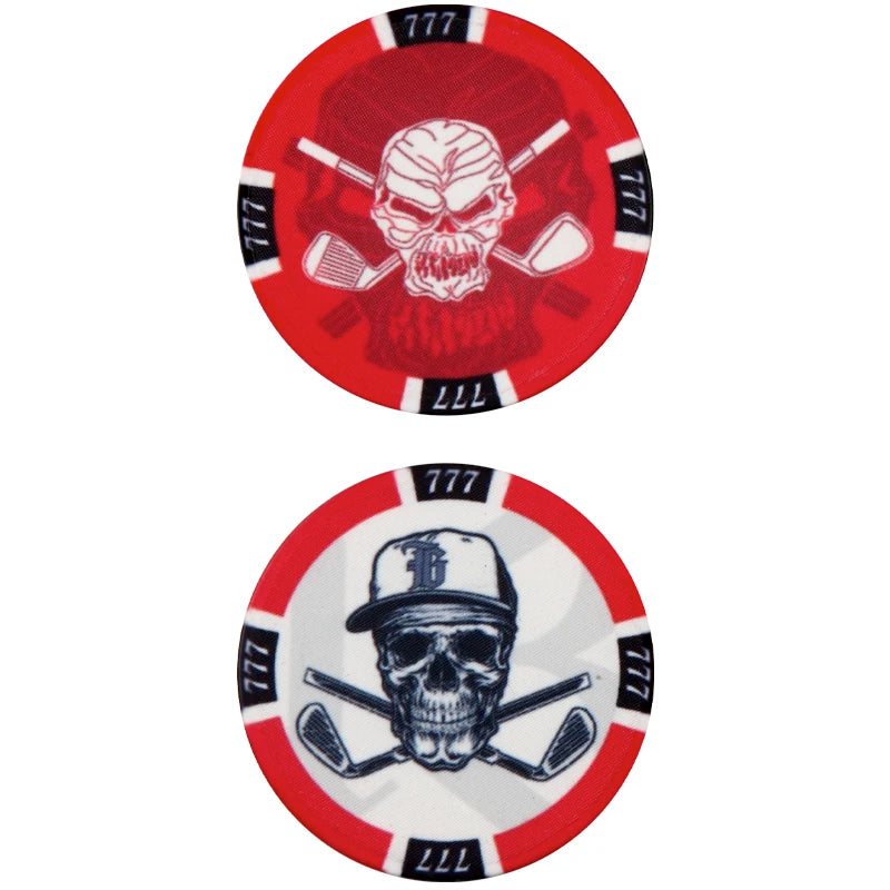 red poker chips