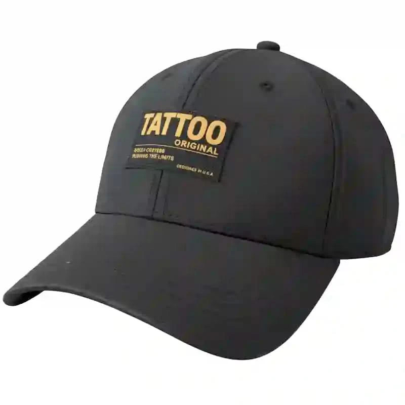 golf hat with yellow 'Tattoo Original' logo 