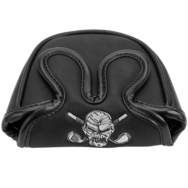 black two ball putter cover