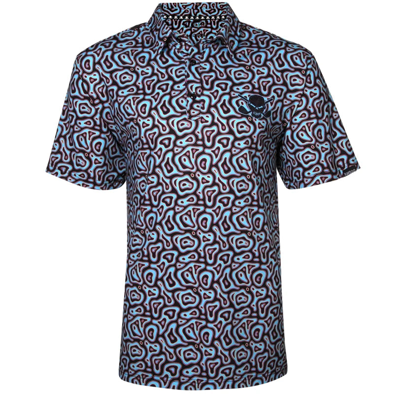Vapor Cool-Stretch Men's Golf Shirt (Black) - Price Slashed!