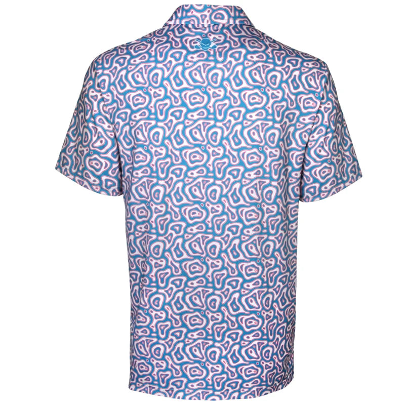 Vapor Cool-Stretch Men's Golf Shirt (Blue) - Price Slashed!