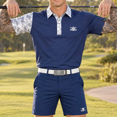 VIP Golf Outfit - Navy/Navy/White