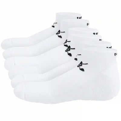 White Performance Low Cut Golf Socks - 3 Pack - White