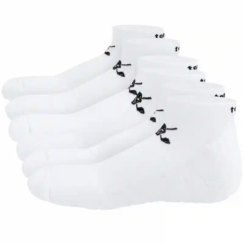 White Performance Low Cut Golf Socks - 3 Pack - White