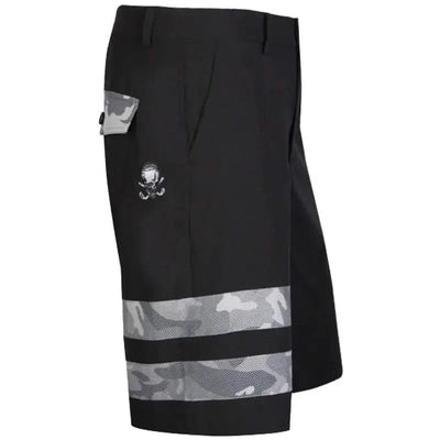 fun black golf shorts
