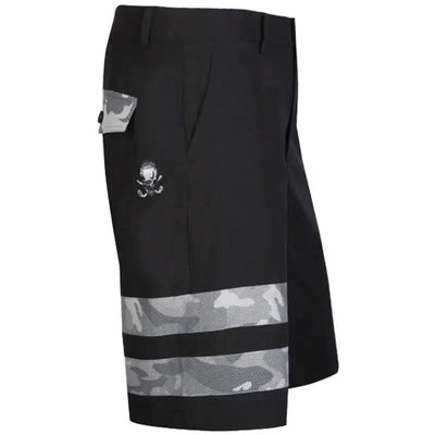 fun black golf shorts